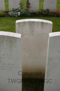 Lillers Communal Cemetery - Lal Baz, 